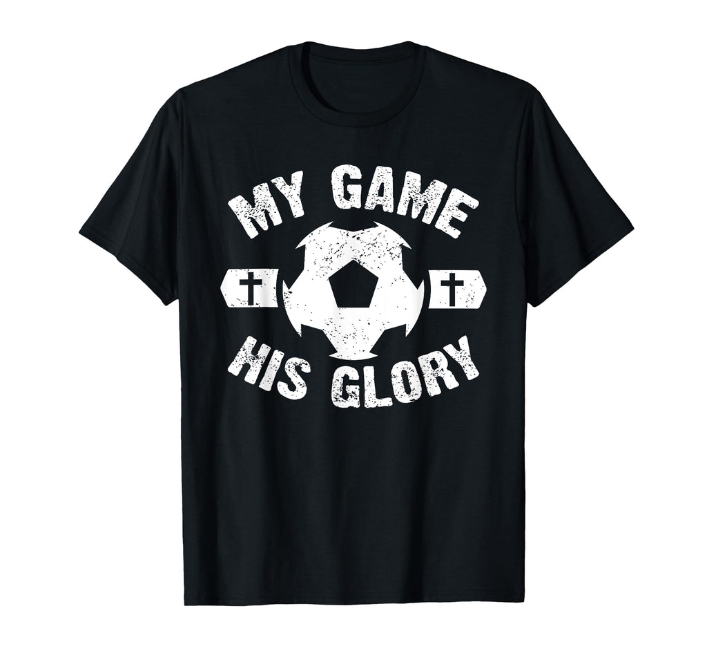 My Game His Glory Christian T-Shirt - Casual Everyday Wear for Adults