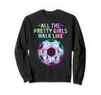 Soccer All Pretty Walk Like This Sweatshirt - Minimalist Print for Adults