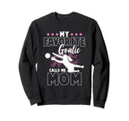 Funny Soccer Lover Soccer Mom Goalkeeper Sweatshirt - Graphic Print Unisex