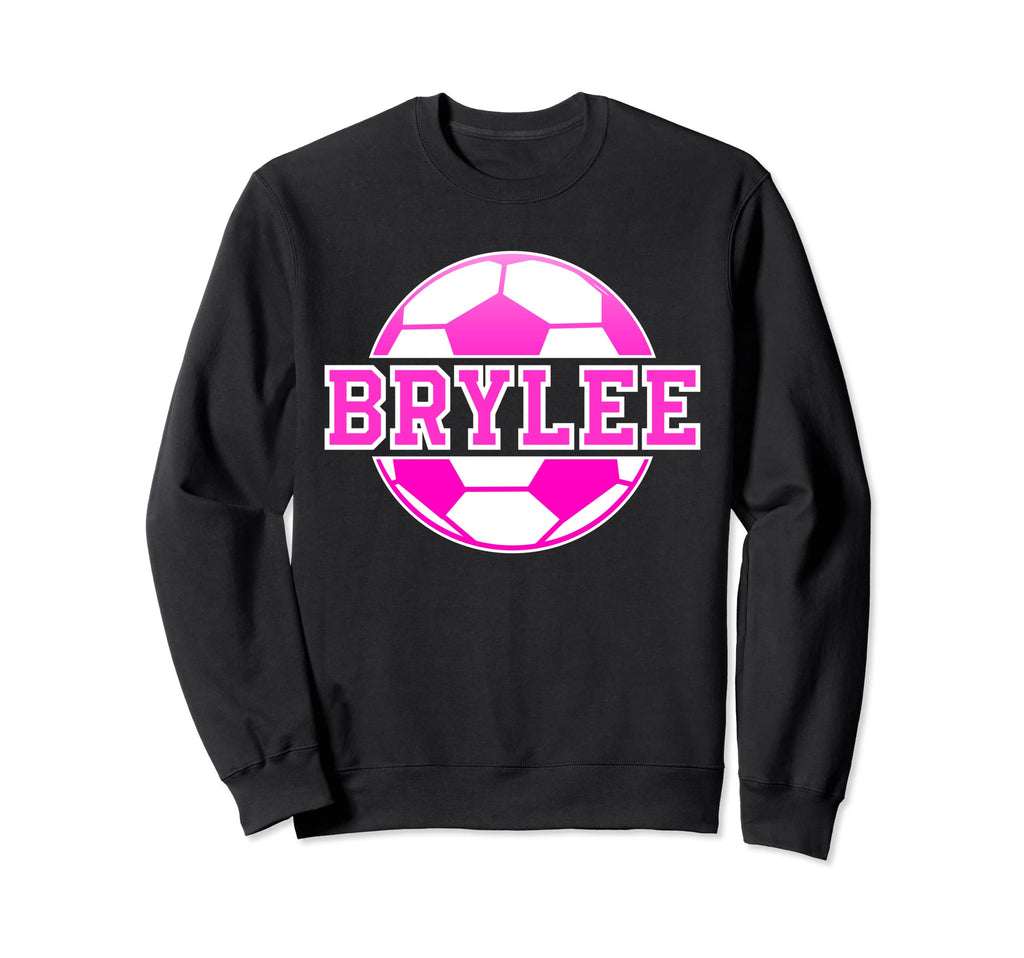 Brylee Name Soccer Play Football Sweatshirt - Fun Novelty Design Unisex