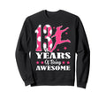 13 Years Being Awesome Birthday Sweatshirt - Trendy Graphic Men Women