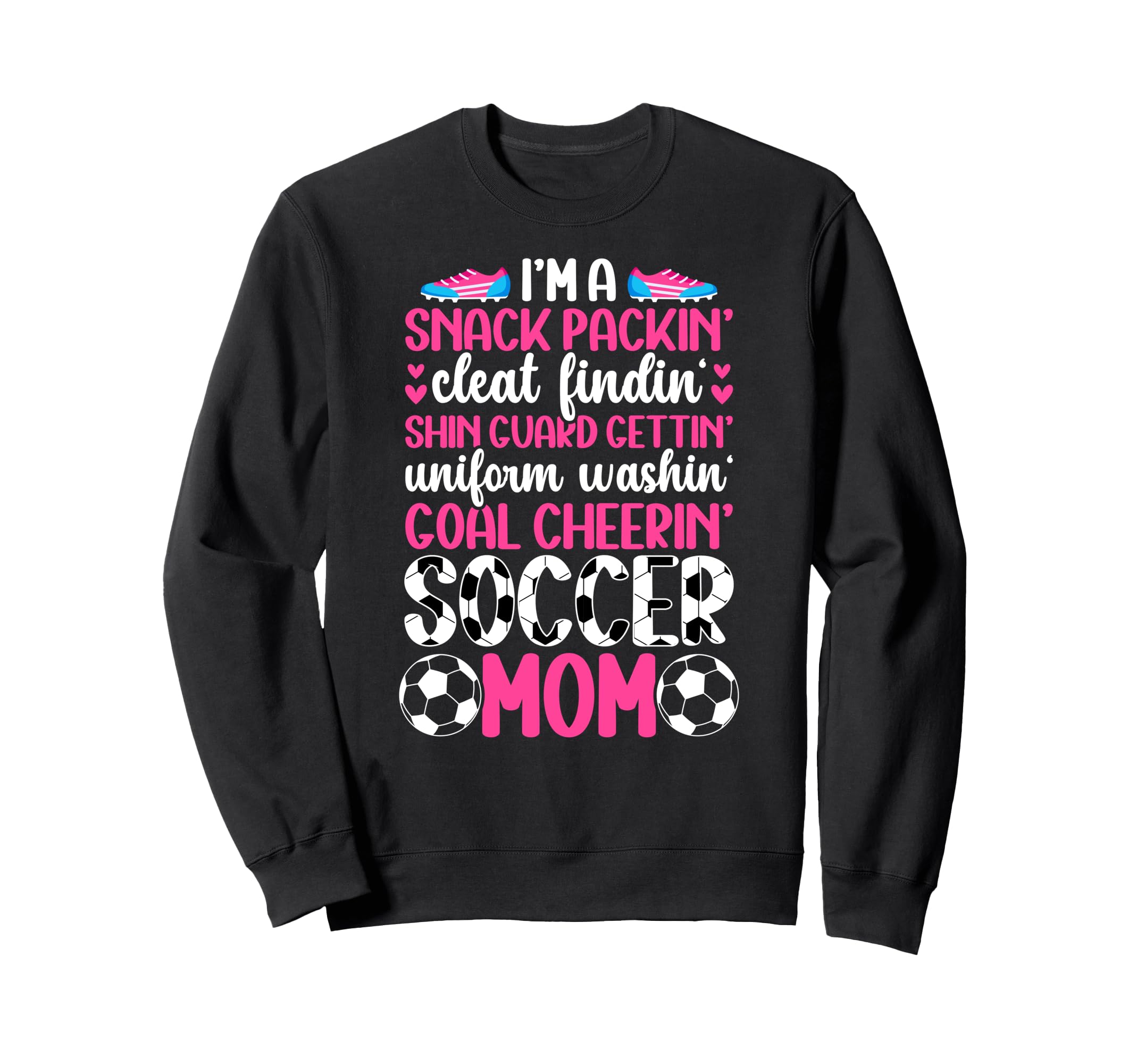 Soccer Mom Definition Mom Soccer Sweatshirt - Custom Art Print Unisex