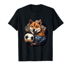 Akita Inu Soccer Akita Inu T-Shirt - Trendy Graphic for Adults