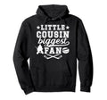Little Cousin Hockey Goalie Cousin Hockey Hoodie - Unique Graphic Unisex
