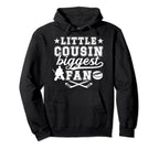 Little Cousin Hockey Goalie Cousin Hockey Hoodie - Unique Graphic Unisex