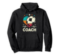 Soccer Coach Training Heart Beat Hoodie - Custom Art Print for Adults