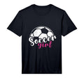 Womens Soccer Player Soccer Soccer Ball T-Shirt - Custom Art Print Unisex