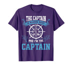 Captain Is Always Right And I Am Captain T-Shirt - Custom Art Print Unisex