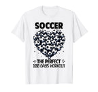 100 Days School Soccer Heart Love 100Th T-Shirt - Unique Graphic Men Women