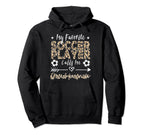 My Favorite Soccer Player Calls Me Grand Hoodie - Minimalist Print Unisex