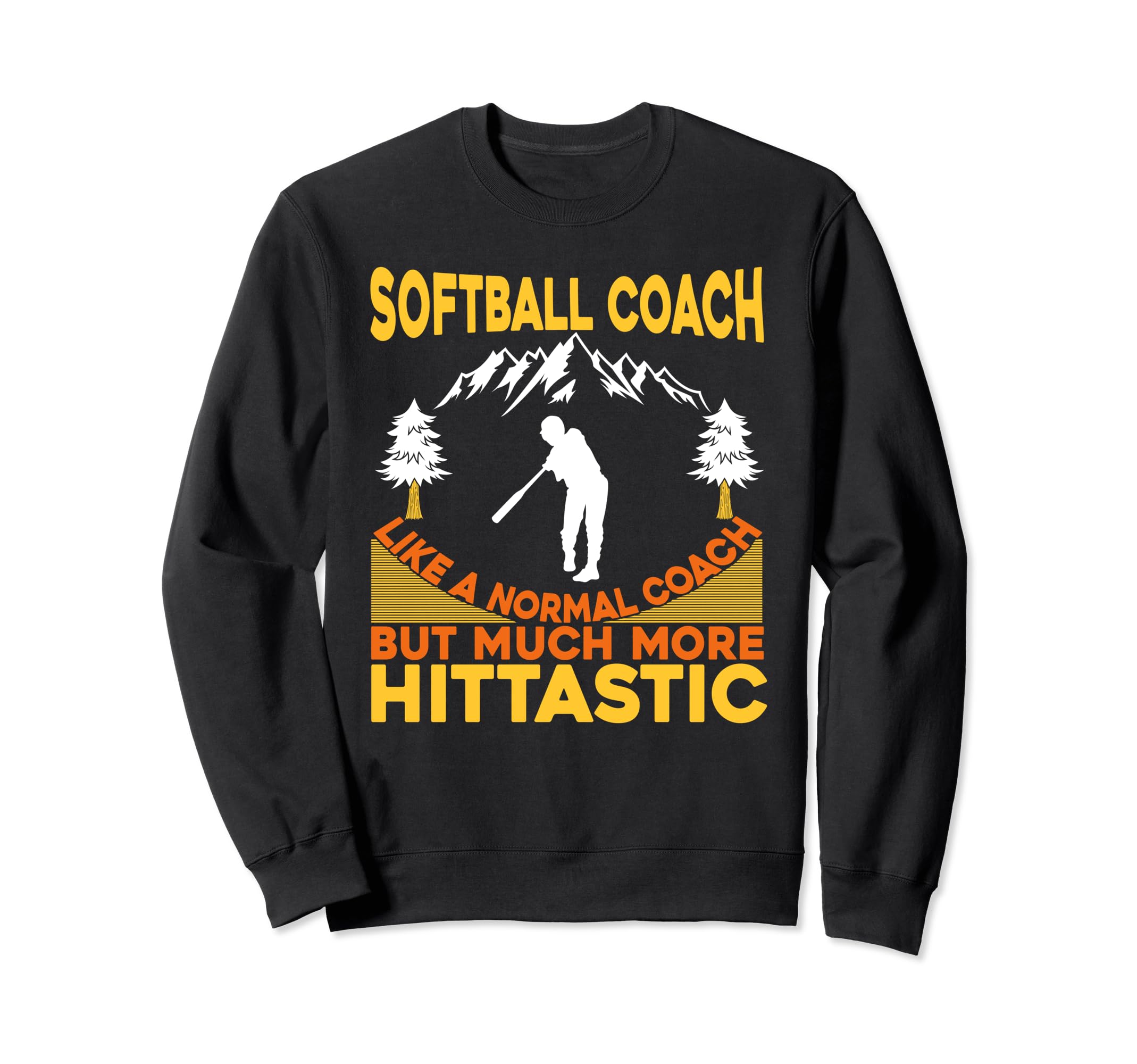 Softball Coach Training Trainer Sweatshirt - Graphic Print Men Women
