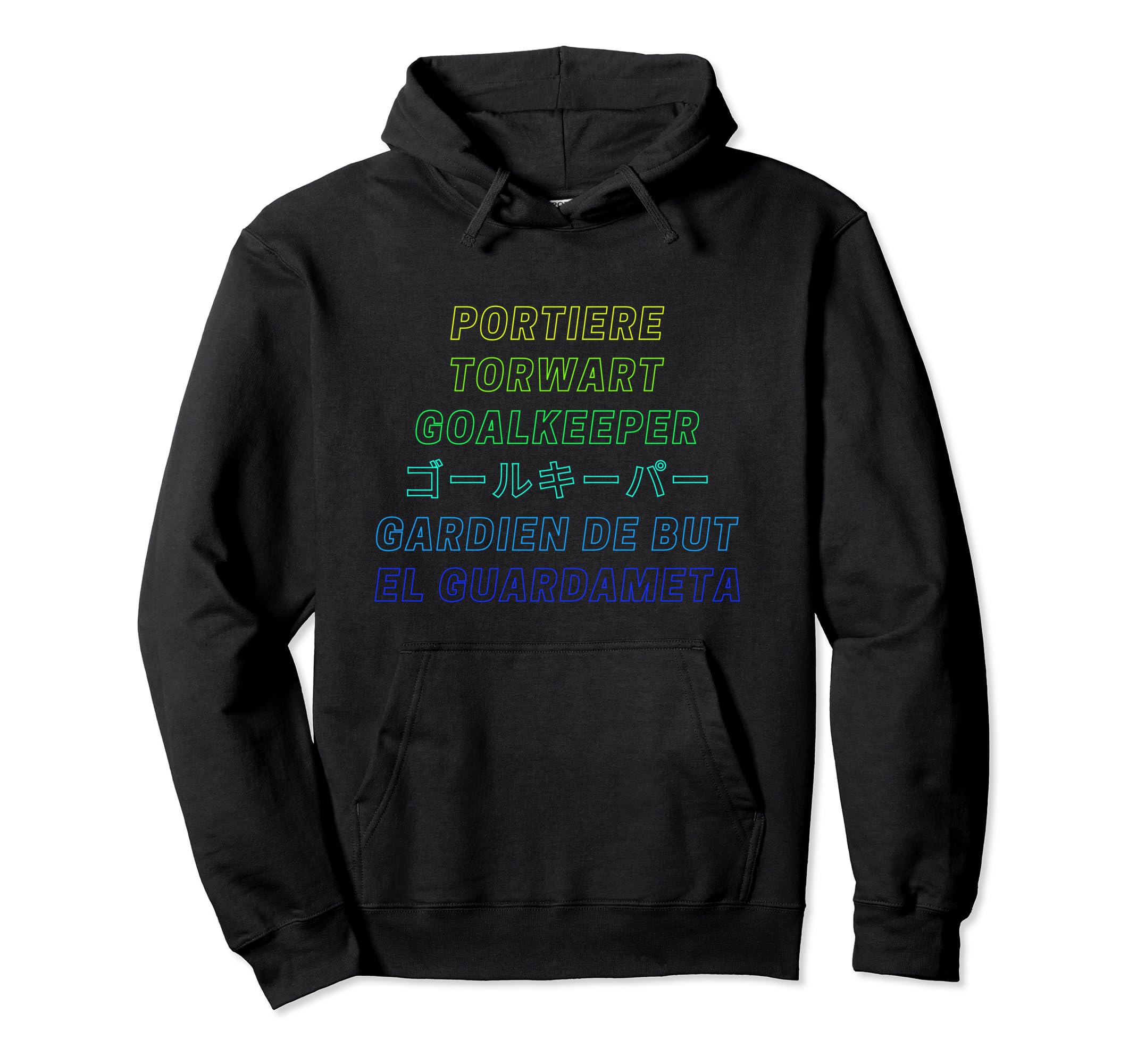 Football And Soccer Goalkeeper Hoodie - Unique Graphic for Adults