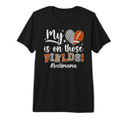 Those Fields Ball Mama Football Soccer Mom T-Shirt - Trendy Graphic Unisex