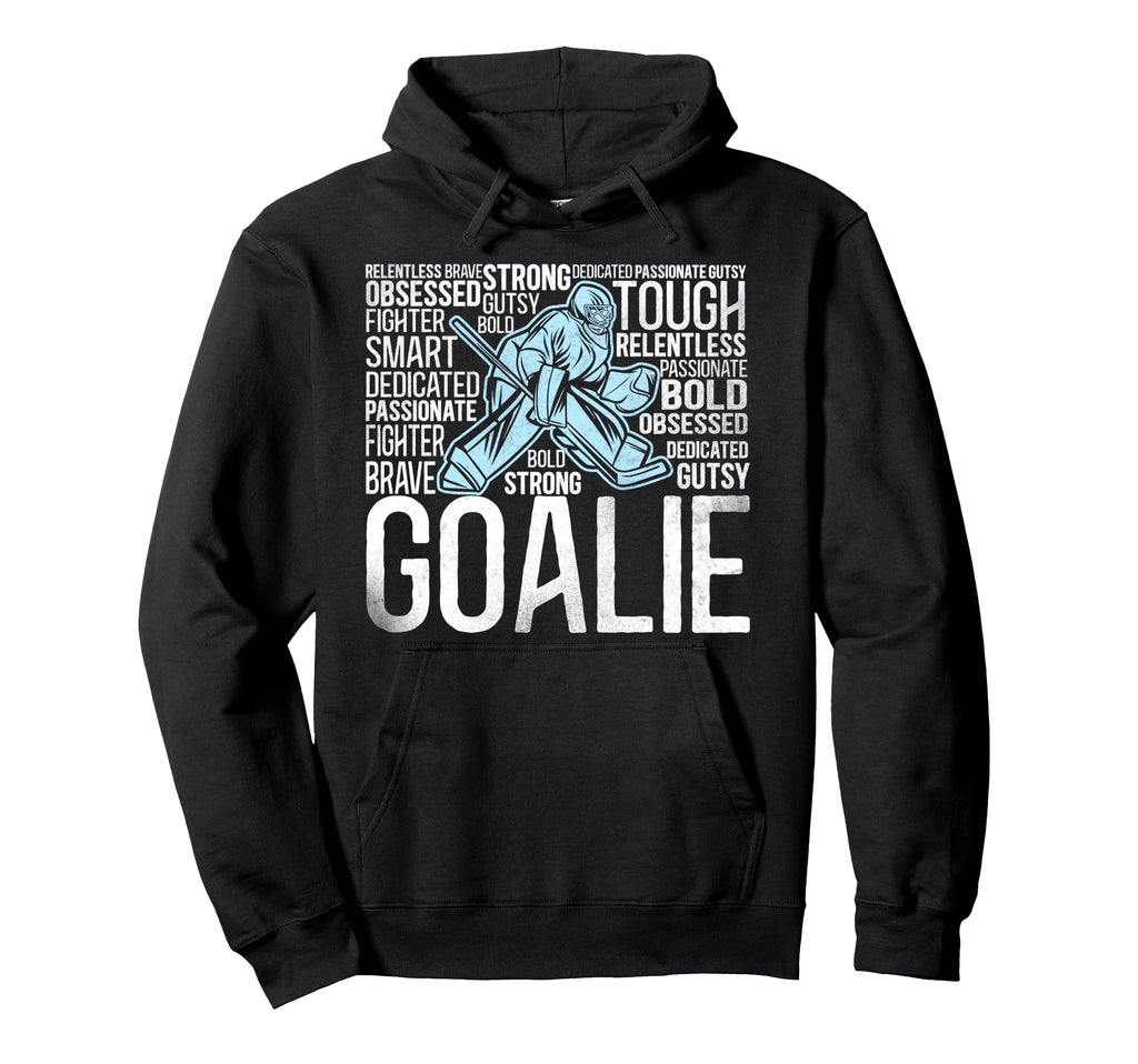 Ice Hockey Goalie Goalkeeper Hoodie - Casual Everyday Wear for Adults