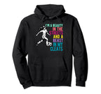 Im Beauty Streets Soccer Daughter Hoodie - Casual Everyday Wear Men Women