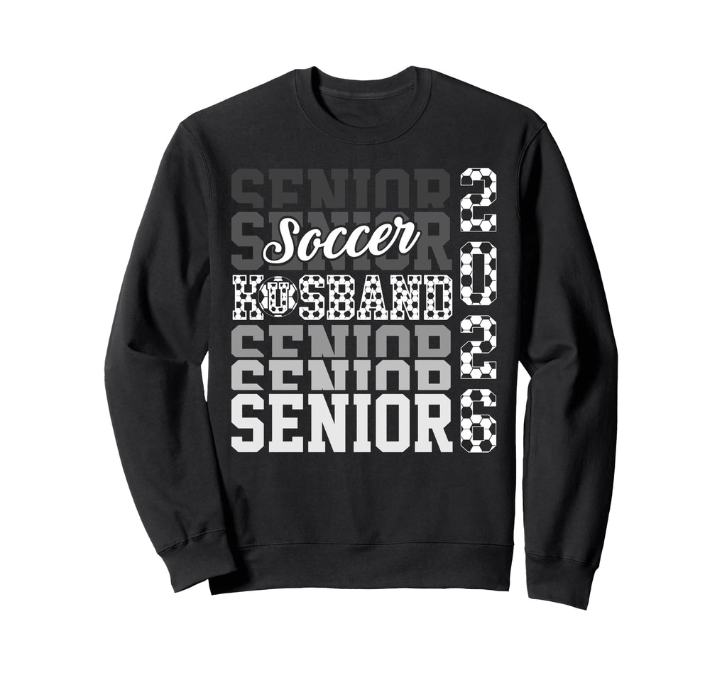 2026 Soccer Senior Husband Graduation Sweatshirt - Unique Graphic Unisex