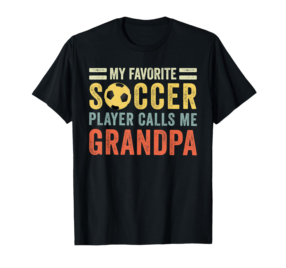 My Favorite Soccer Player Calls Me T-Shirt - Fun Novelty Design for Adults