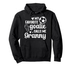 Proud Soccer Goalie Granny Soccer Hoodie - Casual Everyday Wear for Adults