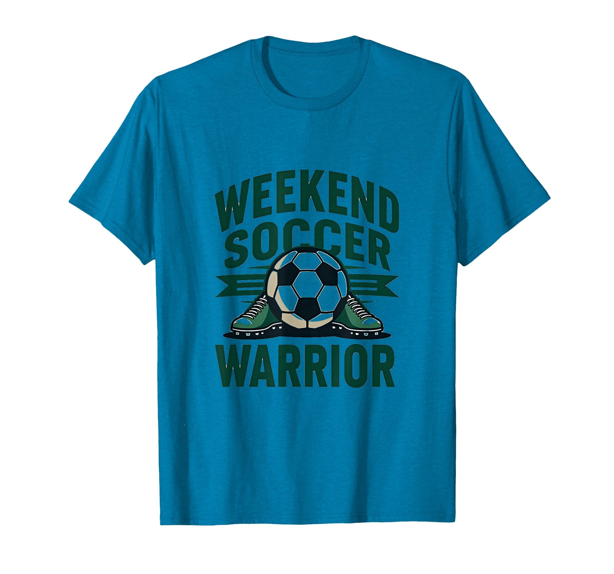 Weekend Soccer Warrior T-Shirt - Unique Graphic for Adults