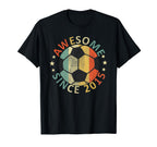 Awesome Since 2015 Lover Soccer Player T-Shirt - Fun Novelty Design Unisex