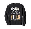 Proud Soccer Senior Mama Soccer Sweatshirt - Minimalist Print Unisex