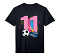 11Th Birthday Soccer Player Football T-Shirt - Trendy Graphic for Adults