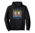 Fun Religious Jesus Saves Goal Soccer Hoodie - Unique Graphic for Adults