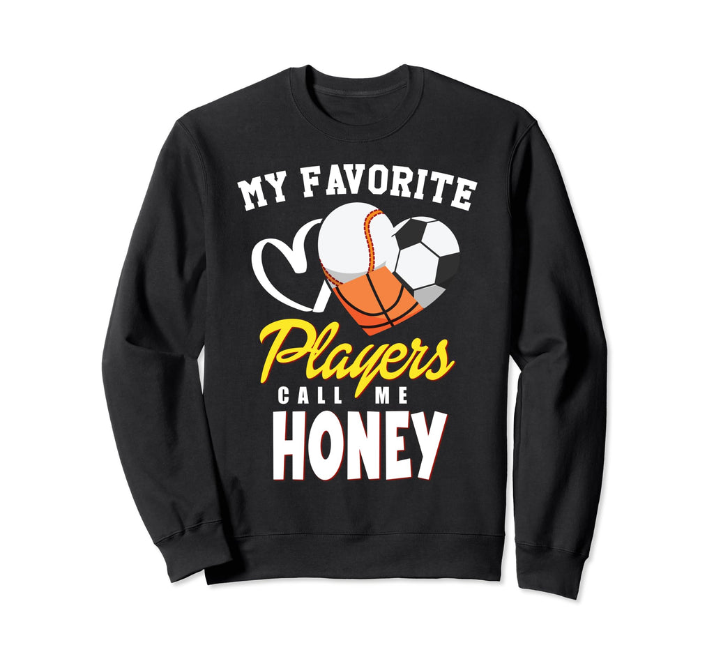 My Favorite Players Baseball Soccer Sweatshirt - Graphic Print Men Women