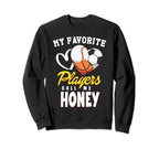 My Favorite Players Baseball Soccer Sweatshirt - Graphic Print Men Women