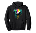 Paint Drip Soccer Player Ball Goalie Hoodie - Trendy Graphic Men Women