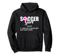 Soccer Definition Student Sports Hoodie - Custom Art Print for Adults