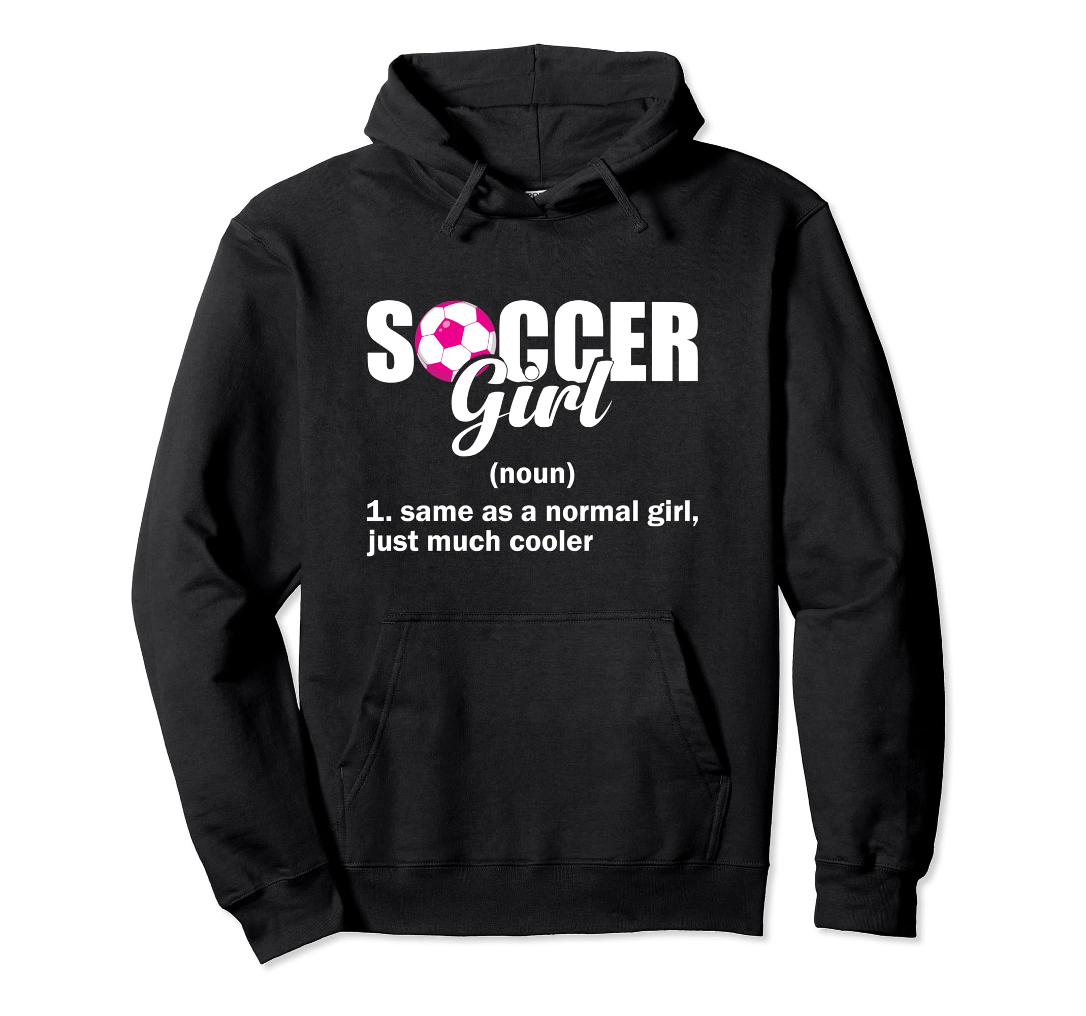 Soccer Definition Student Sports Hoodie - Custom Art Print for Adults