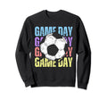 Game Day Soccer Lovers Mom Mothers Day Sweatshirt - Custom Art Print Unisex