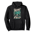My Heart Is That Field Soccer Mom Hoodie - Custom Art Print for Adults