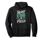 My Heart Is That Field Soccer Mom Hoodie - Custom Art Print for Adults