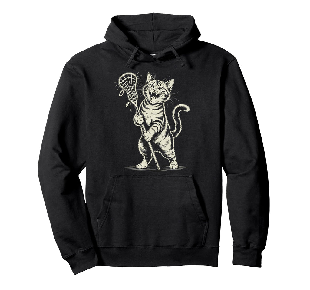 Lax Goalie Lacrosse Goalkeeper Gifts Hoodie - Minimalist Print Men Women