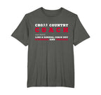 Cross Country Coach Sports Coaching Fun T-Shirt - Custom Art Print Unisex