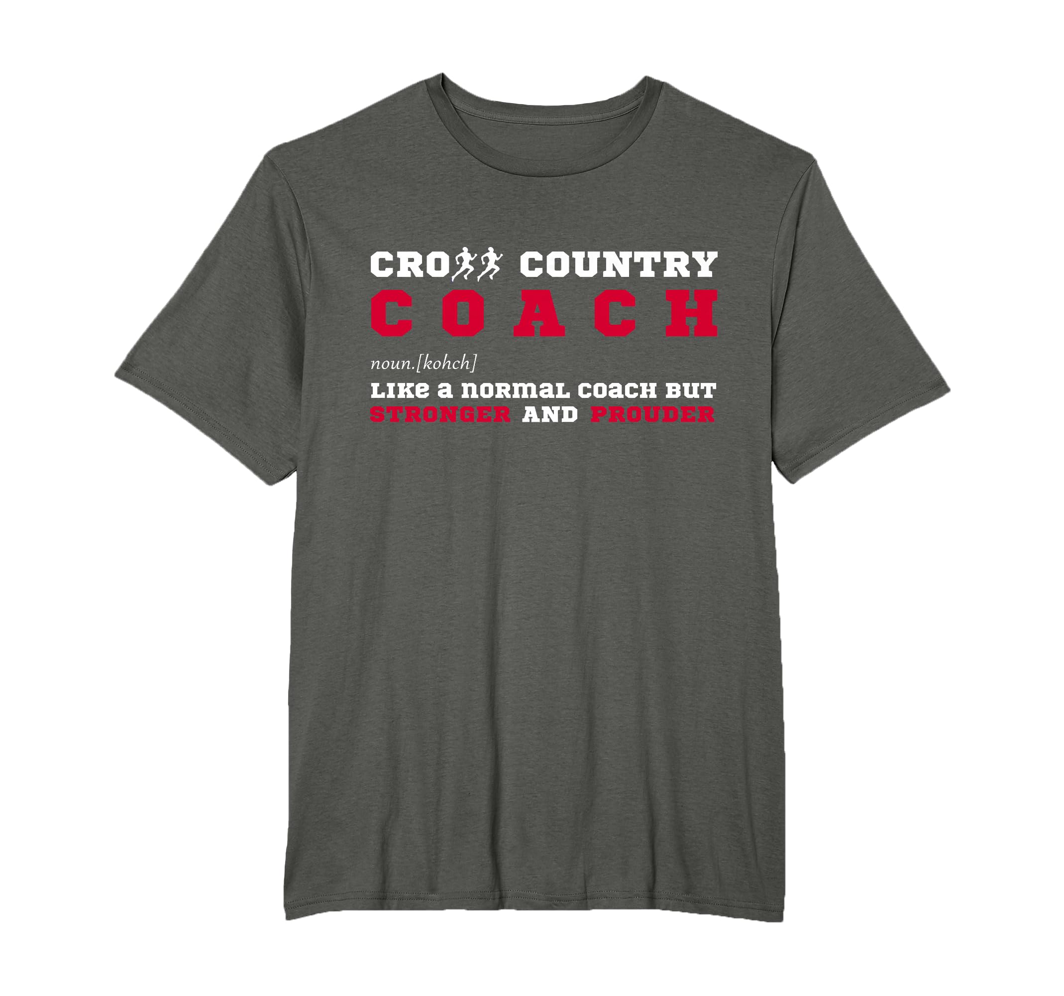 Cross Country Coach Sports Coaching Fun T-Shirt - Custom Art Print Unisex