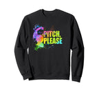 Pitch Please Soccer Football Goal Sweatshirt - Custom Art Print Men Women