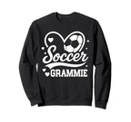 Soccer Grammie Heart Love Soccer Sweatshirt - Streetwear Style for Adults