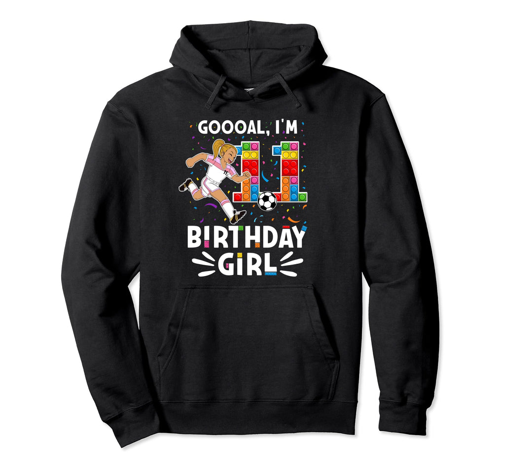 Goooal Im 11 I Building Blocks I 11Th Hoodie - Novelty Apparel for Adults