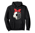 This Mom Loves Her Soccer To Moon And Hoodie - Minimalist Print Men Women