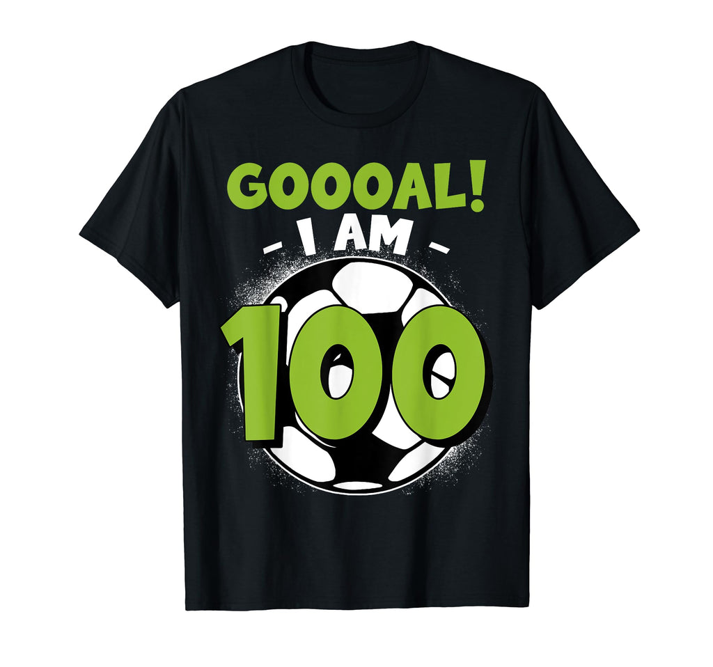 100 Year Old Birthday Soccer Themed T-Shirt - Minimalist Print Men Women