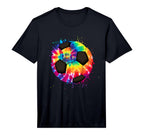 Soccer Ball Art Goalkeeper Soccer T-Shirt - Unique Graphic Men Women