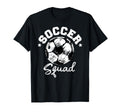 Soccer Squad Soccer Ball Distressed T-Shirt - Trendy Graphic Men Women