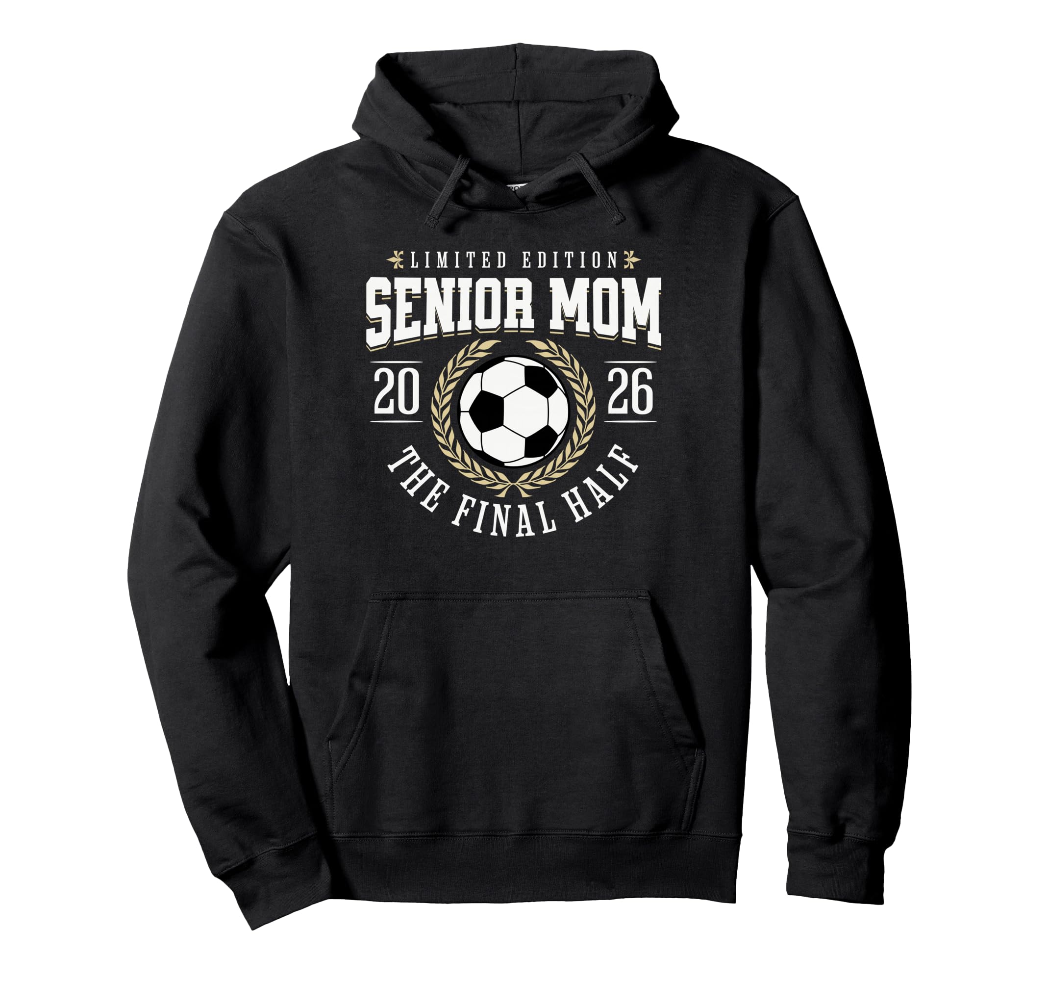 Senior Soccer Mom 2026 Final Half Hoodie - Minimalist Print Unisex