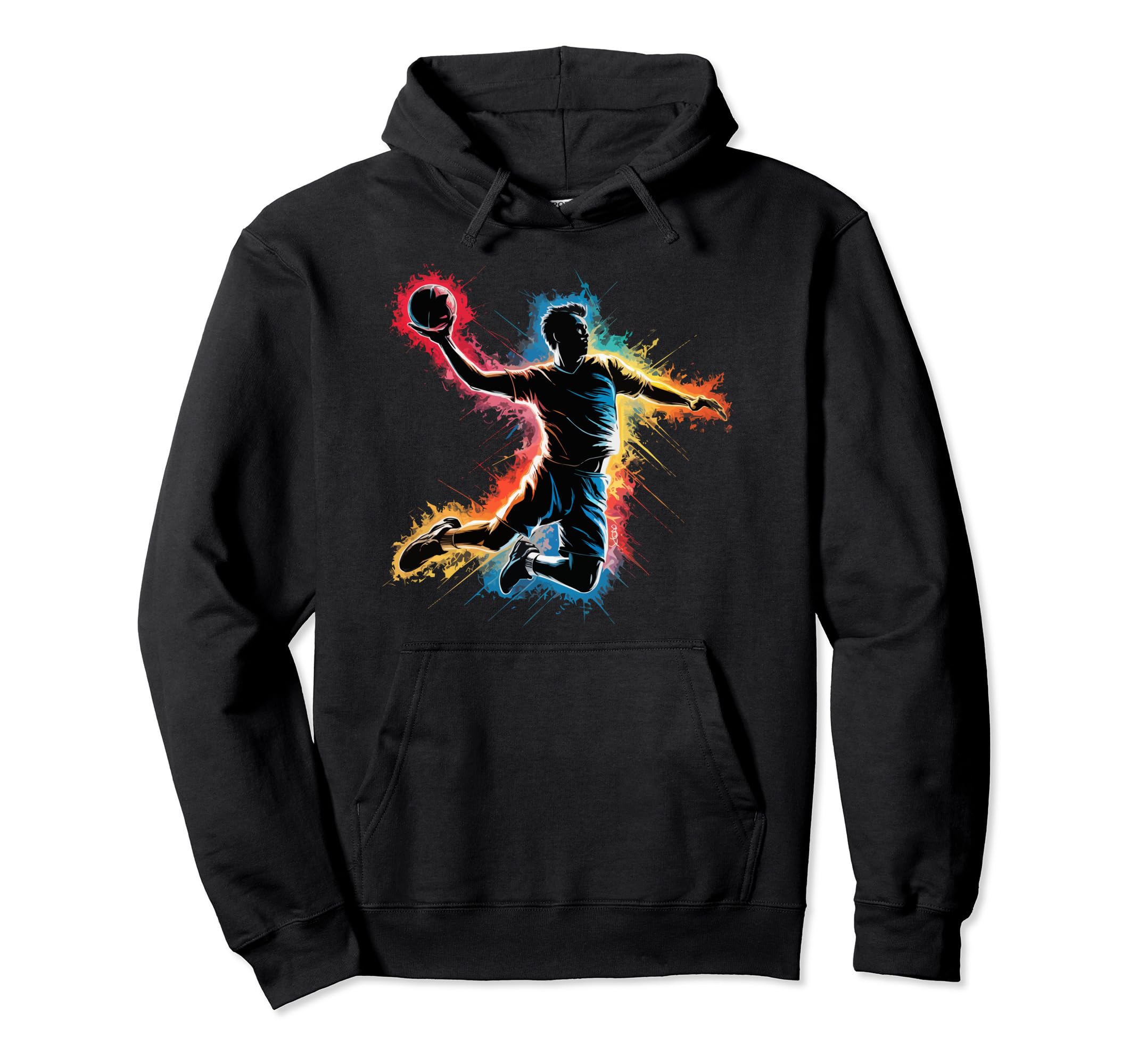I Love Handball Player Sports Hoodie - Streetwear Style for Adults