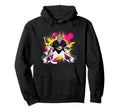 Ice Hockey Player Goalkeeper Ice Hoodie - Minimalist Print Men Women