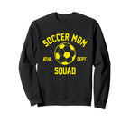 Soccer Mom Squad Gifts Hoodie - Fun Novelty Design for Adults
