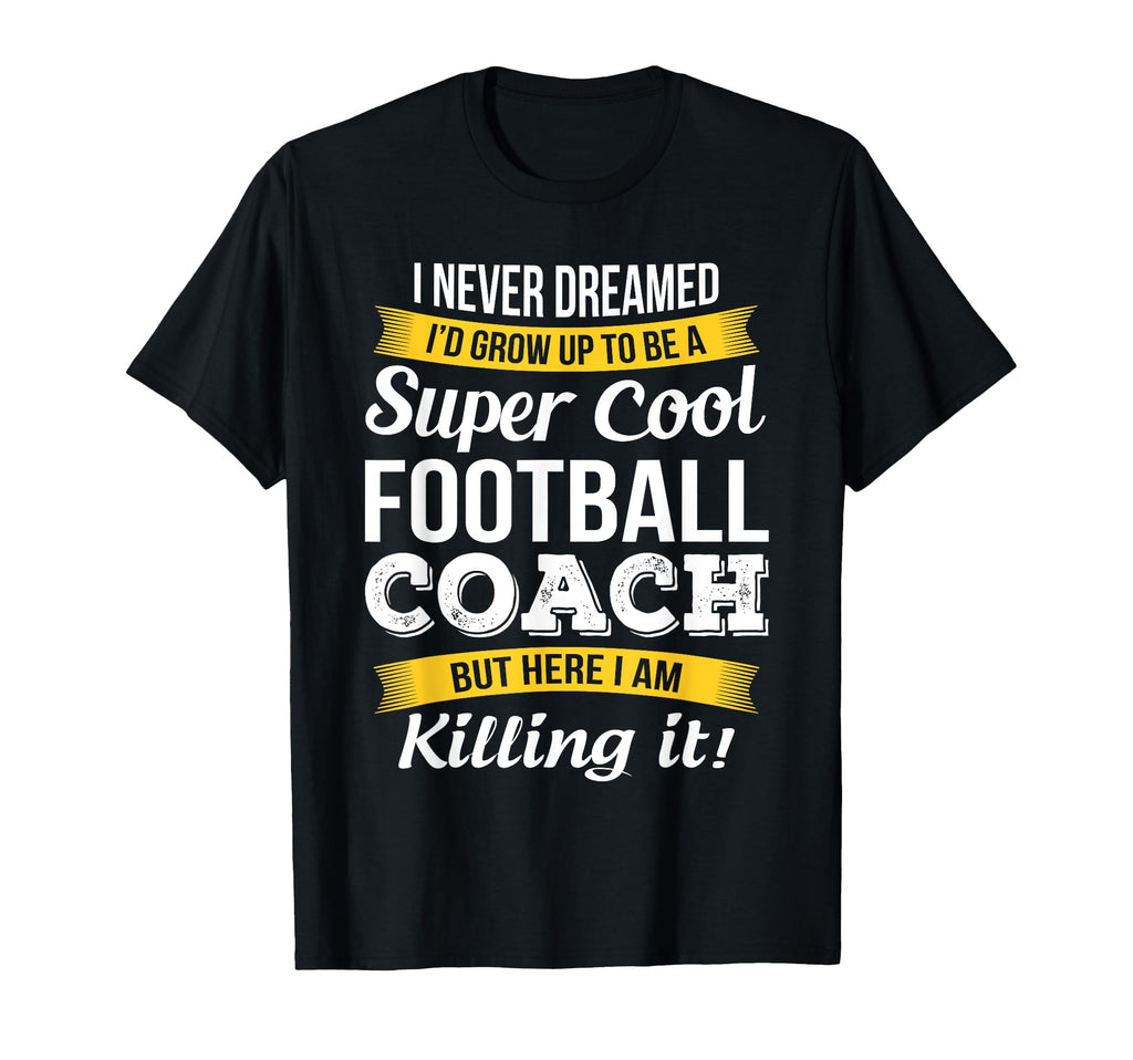 Football Coach Funny Thank You Gift T-Shirt - Novelty Apparel for Adults
